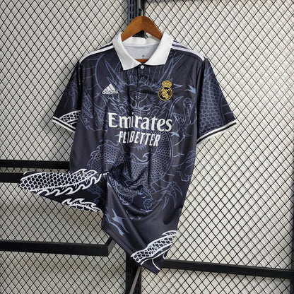 2023/2024 Real Madrid Chinese Dragon Black Football Shirt