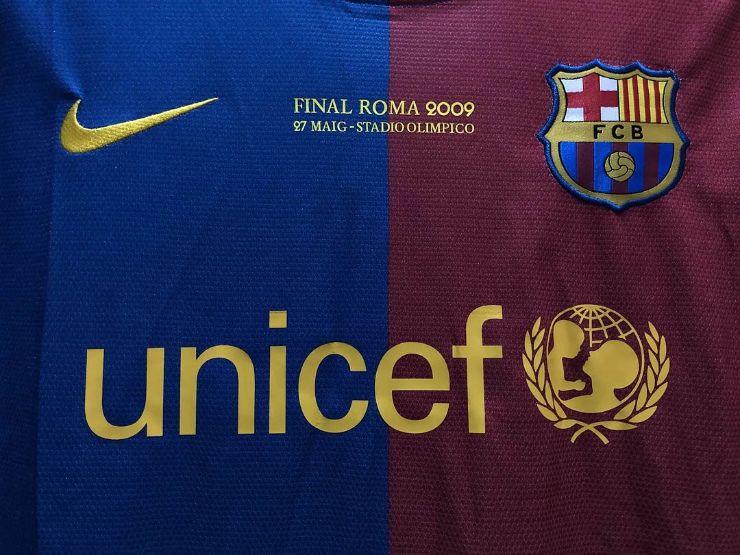 2008/2009 Retro Barcelona Football Shirt Home Champions League 1:1 Thai Quality