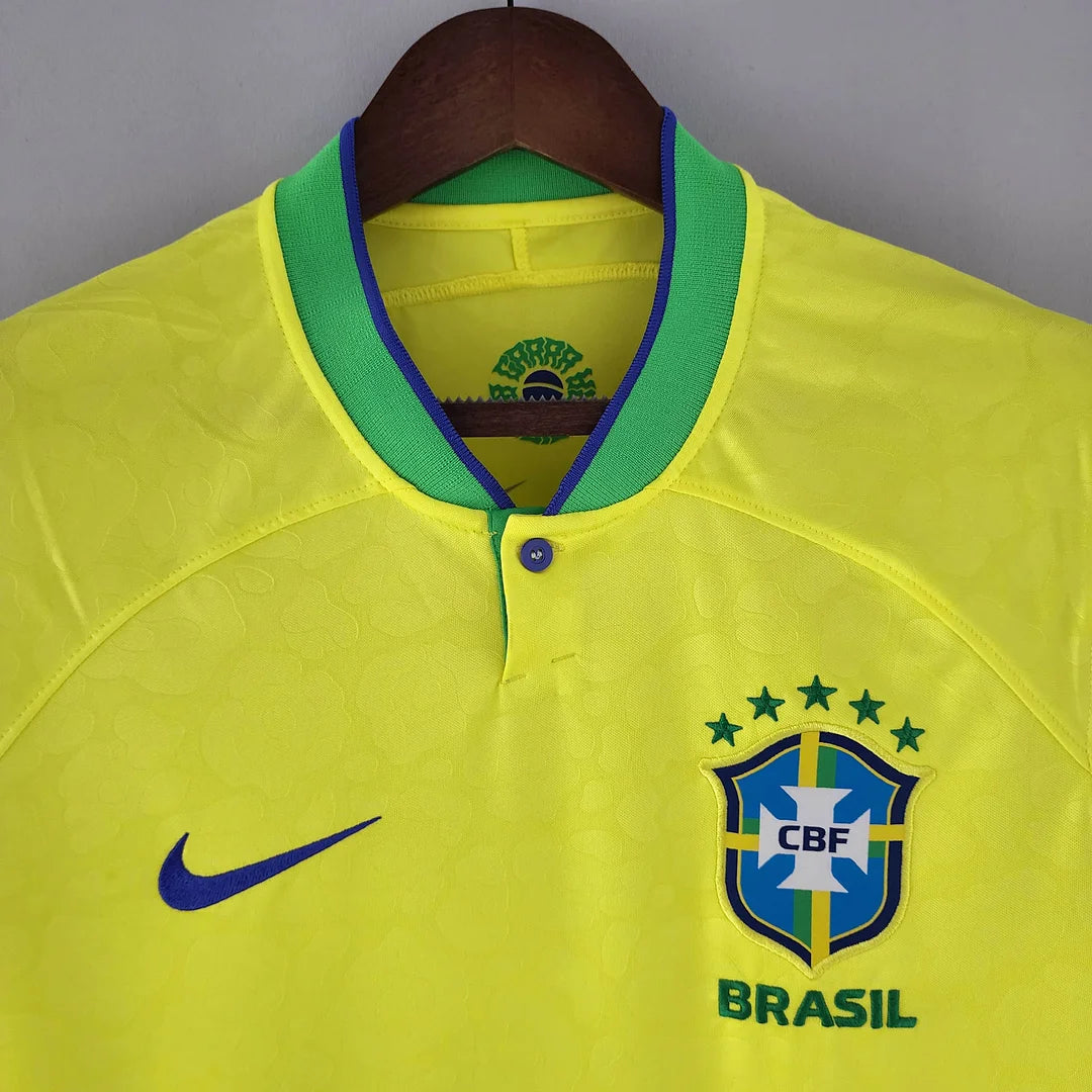 2022 World Cup Brazil Home Soccer Jersey