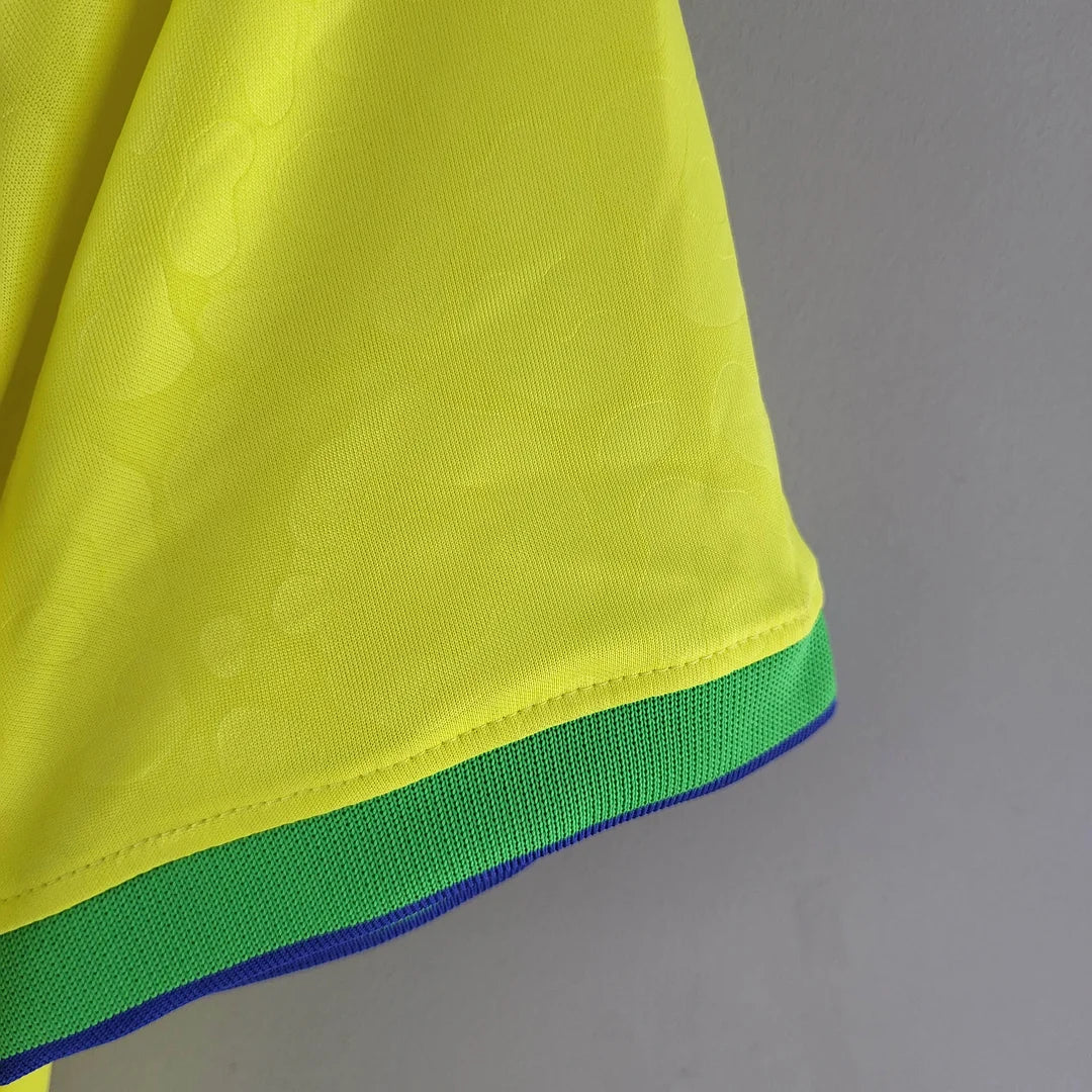 2022 World Cup Brazil Home Soccer Jersey