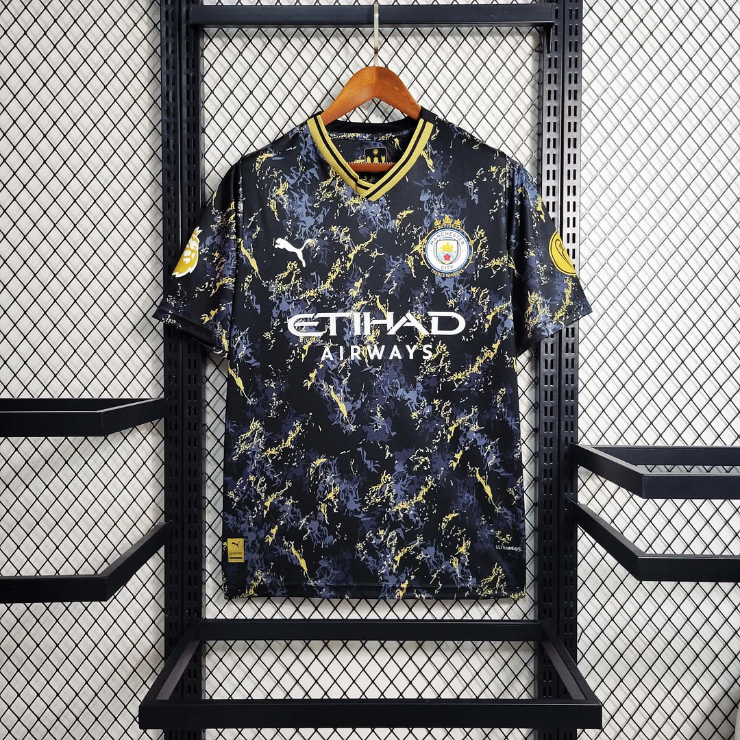 2023/2024 Manchester City Special Edition Black Football Shirt 1:1 Thai Quality