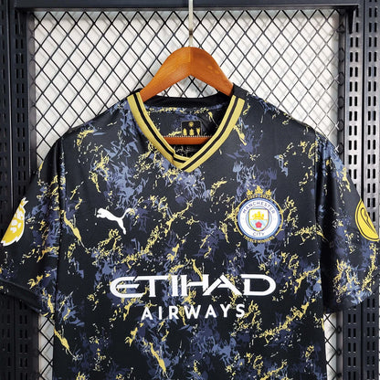 2023/2024 Manchester City Special Edition Black Football Shirt 1:1 Thai Quality