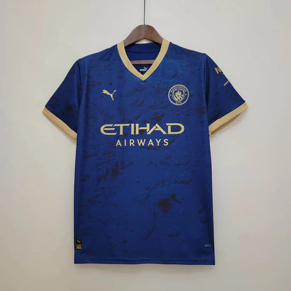 2023 Manchester City Chinese New Year Commemorative Edition Blue Football Shirt 1:1 Thai Quality