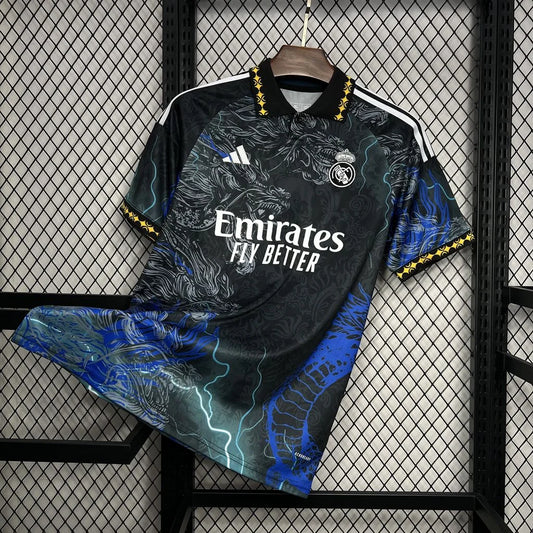 2024/2025 Real Madrid Black Dragon Jersey 1:1 Thai Quality