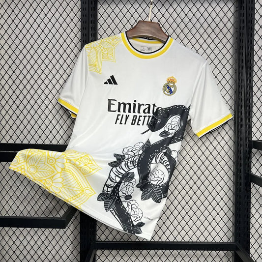 2024/2025 Real Madrid White and Black Mamba Special Edition Jersey 1:1 Thai Quality